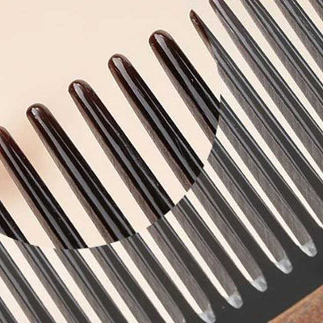 3pcs Horn Comb Teeth Wide Tooth Detangling Comb Anti-Static Horn Long Combs 2