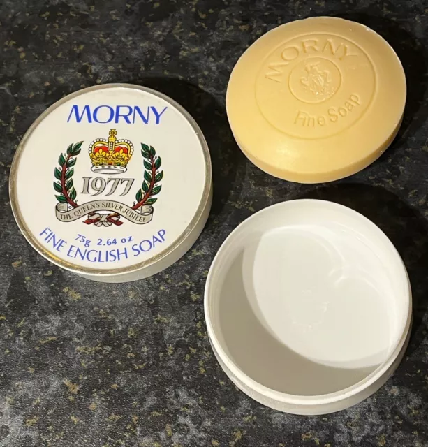 Morny 1977 Fine English Soap 75g 1977 The Queens Silver Jubilee unbenutzt komplett