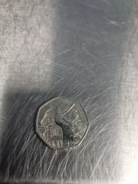 2019 Paddington Bear at St Pauls Cathedral 50p Coin