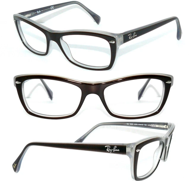 Ray Ban Brille Grau Braun Schwarz Rb 5255 5076 Damen 5298 Gestel 51 Fassung 5225