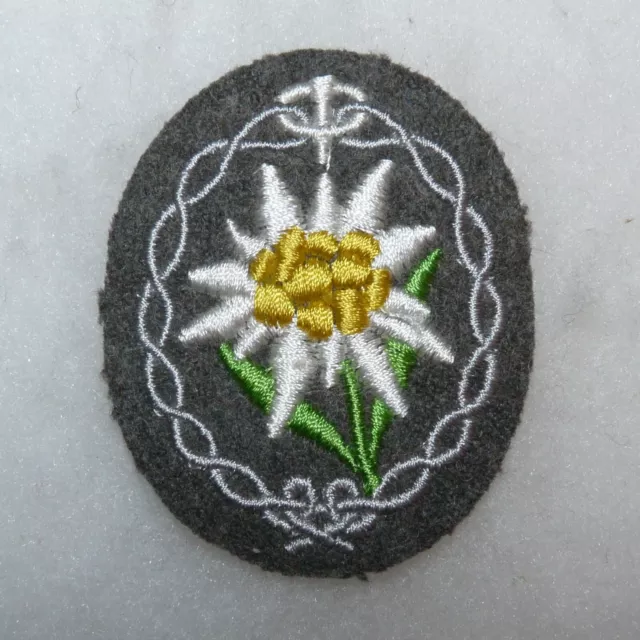 WW2 GERMANY WEHRMACHT Edelweiss flower insignia Mountain troop ...