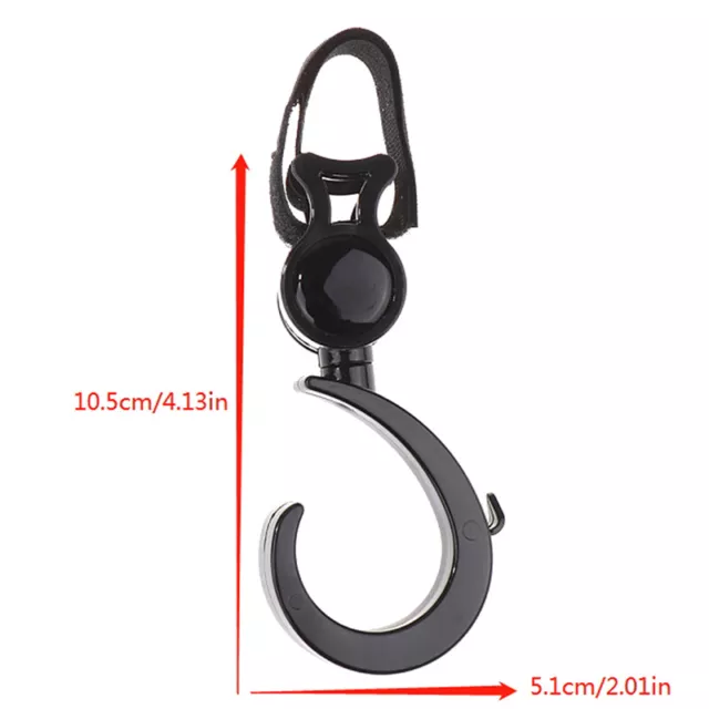 360 Degree Rotation Multifunctional Hook For Baby Bag Stroller Pram Baby Car 3