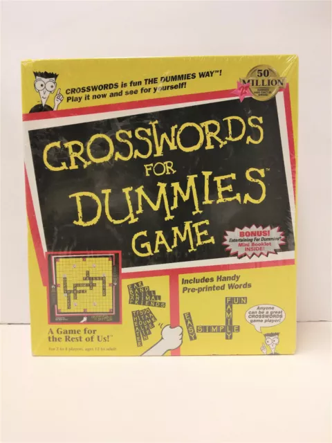 Crosswords For Dummies PRESSMAN GAMES 1998 NEW SEALED