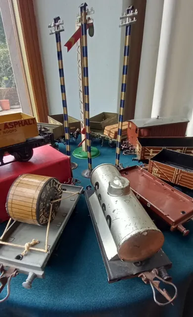 Large Hornby Railway truck and signal collection