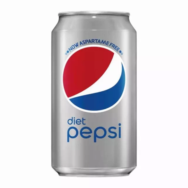 PEPSI DIET 24 X 330Ml Cans Carbonated Cola No Sugar No Calories Soft ...