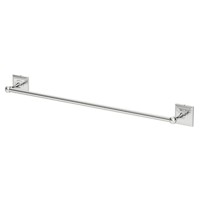 Bathroom Towel Rail Chrome Square Wall Mounted Stylish Traditional