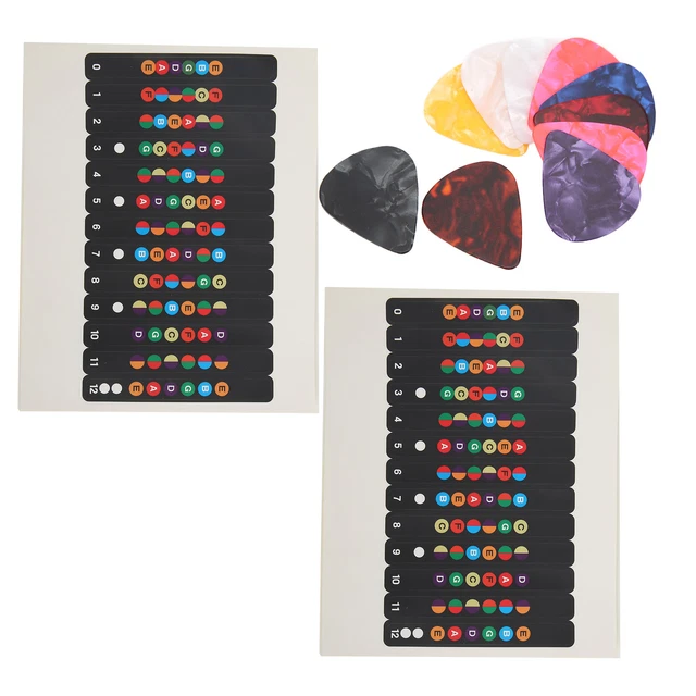 Note Da Inparere Adesivi Note Tastiera Chitarra Adesivi Per Chitarra Basso Mancino Con ...
