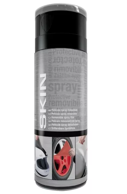 Vernice Spray Pellicola rimovibile elastica per Auto Moto Cerchi VMD SKIN 400 ml