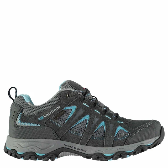 Karrimor Womens Mount Low Ladies Walking Shoes Waterproof Laced Hiking Trainers