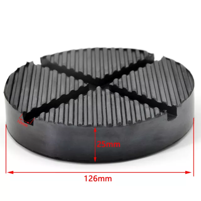 Large Rubber Pad Rubber Block Hydraulic Ramp Jacking pads Trolley Jack Adapter 2