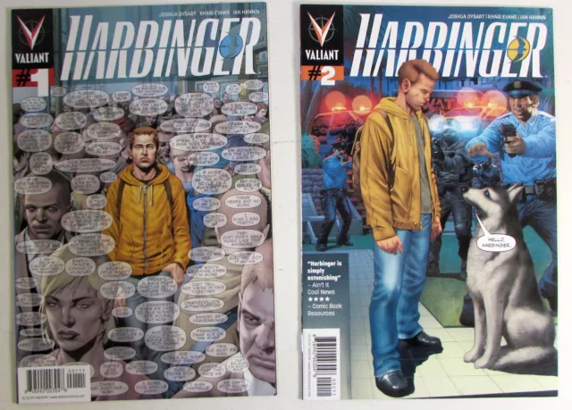 Harbinger Lot of 2 #1,2 Valiant Comics (2012) NM 1st Print Comic Books