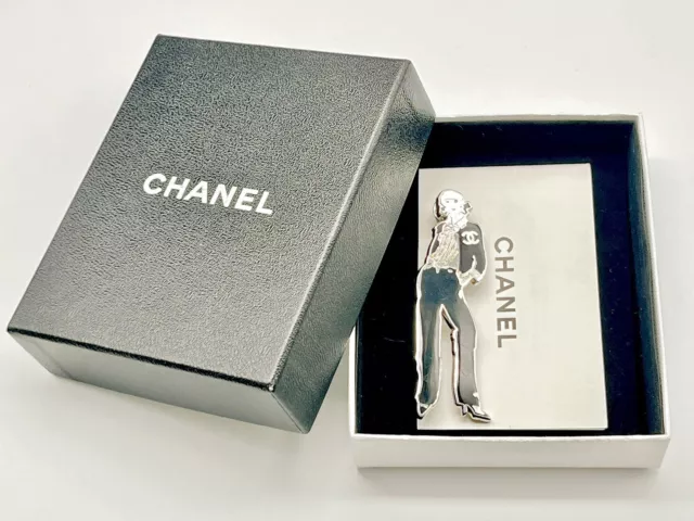 CHANEL COCO MADEMOISELLE Brooch Pin Silver From Japan E-67 $399.00 -  PicClick
