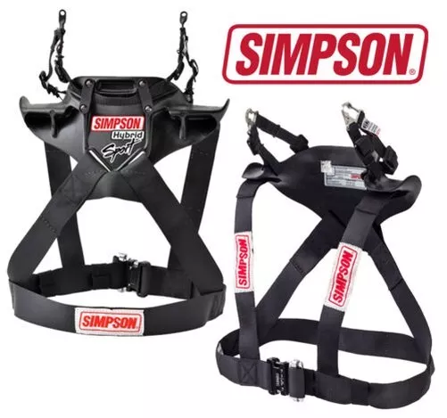 Simpson Hybrid Sport Frontal Tête Retenue Système Hans Type Outil Approuvé Fia