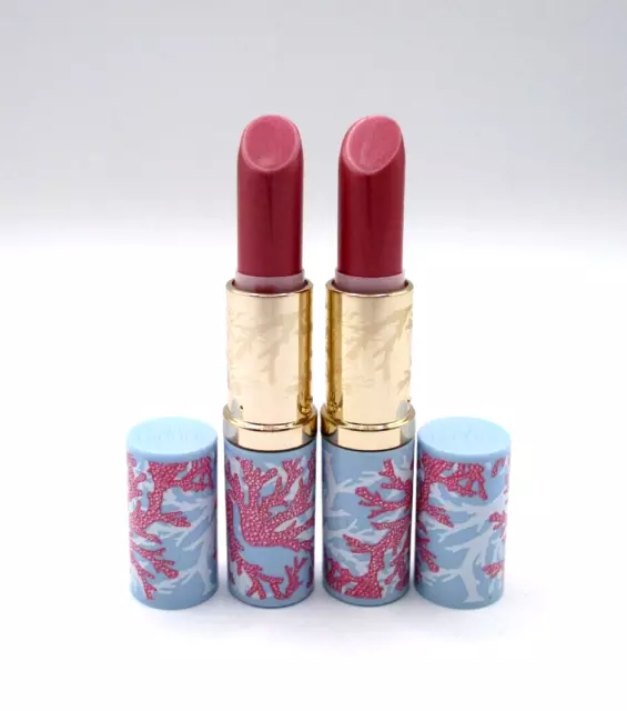 Lot / 2 Estee Lauder Limited Edition Lipstick ~ Bikini Pink ~ .12 oz / 3.5 g x 2