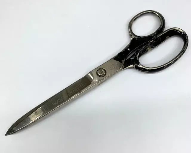 Vintage Wiss Inlaid No 20 forged steel 10 industrial heavy duty scissors  USA