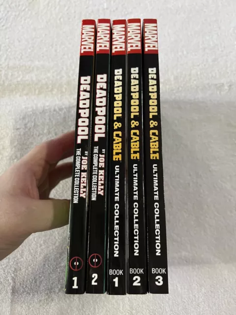 Deadpool Complete Collection Vol 1 2 Kelly Cable 1 2 3 Tpb Marvel Comics Lot