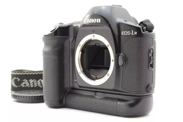 [ NEAR MINT w/ Strap ]CANON EOS-1N HS PB-E1 35mm SLR Film Camera Body From Japan