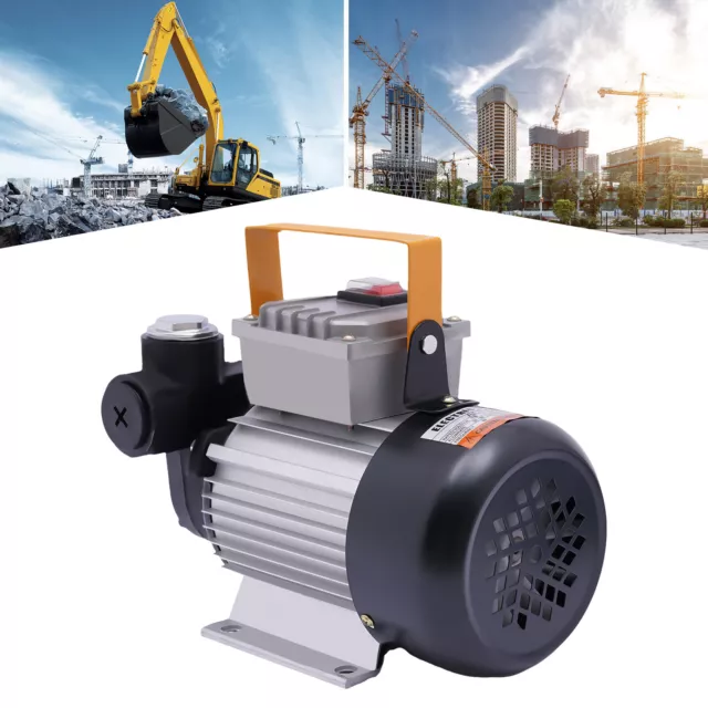 110 V Motor Oil Fuel Fluid Extractor Electric Transfer Pump Self-Priming 10 PSI