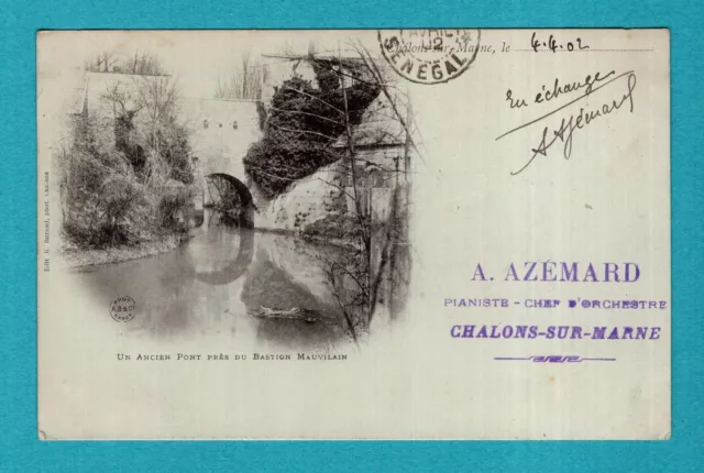 Lb / CPA - Carte Postale : Un Ancien Pont près du Bastion Mauvilain    - 1902 -