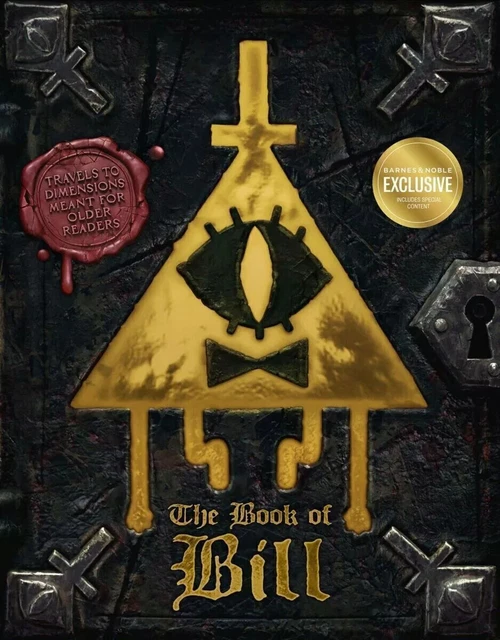 THE BOOK OF Bill Gravity Falls B&N Exclusive Edition Alex Hirsch Book ...