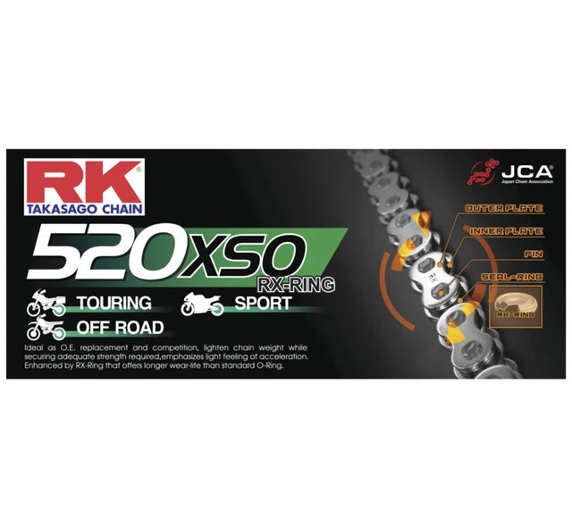 RK RX-Ring 520XSO Chain 520 x 120, Natural 520XSO-120