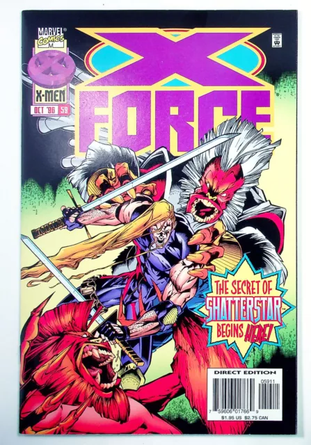 X-Force (Marvel) #59 Oct-1996 [74B] VF Direct Edition