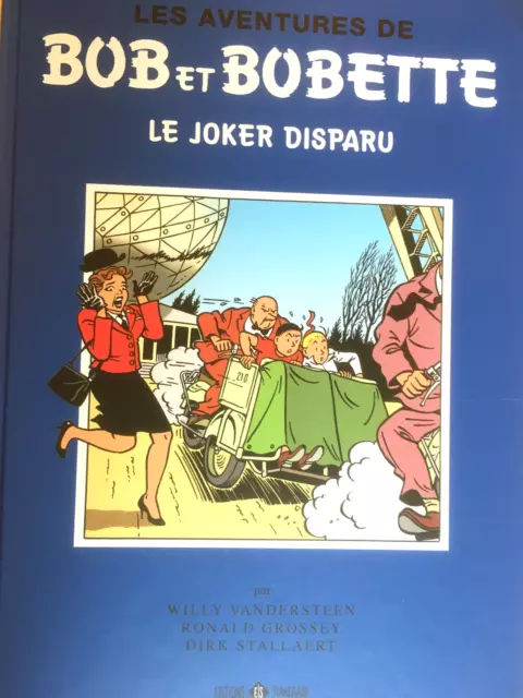 Bob Bobette Vandersteen nouvelle série bleue Le Joker disparu à Bruxelles !