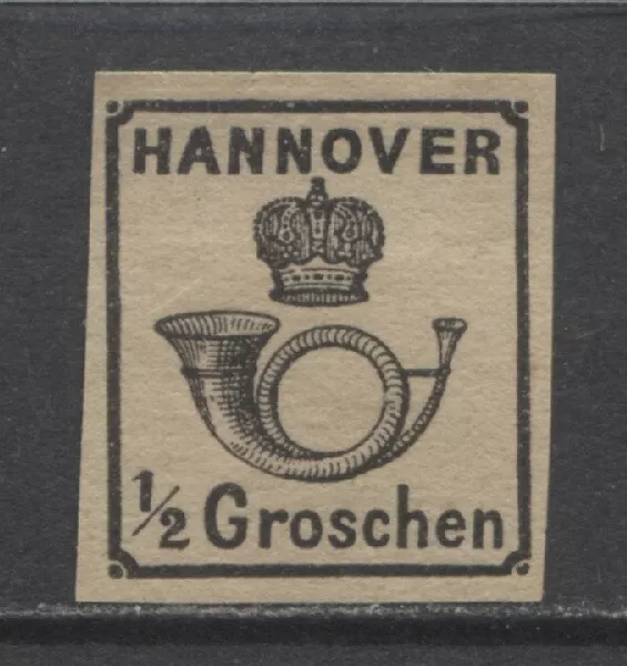 Germany States 1862 HANNOVER  1/2 Groschen issue unused  $ 240.00