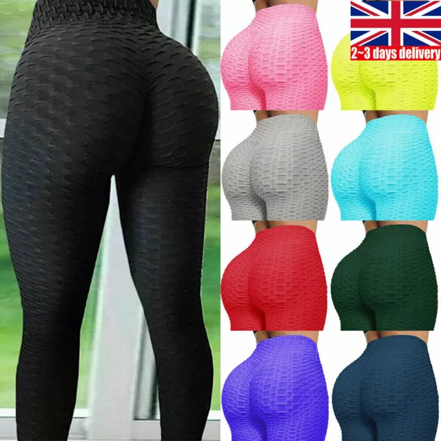 Women Yoga Pants Anti-Cellulite Leggings Push Up Gym Leggings Bum