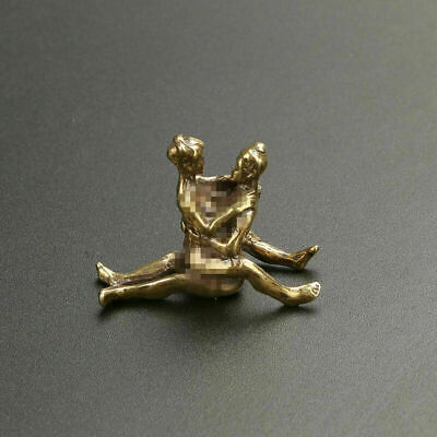 5Pcs Chinese Sexy Bronze Rare Brass Handwork Position Figure Statue Amulet Hot 2