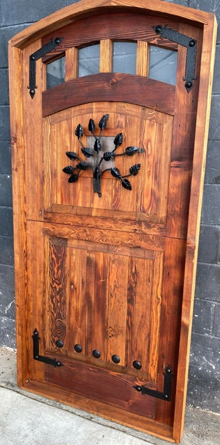 Rustic Dutch door solid wood oak mahogany alder birch maple Choose species/size