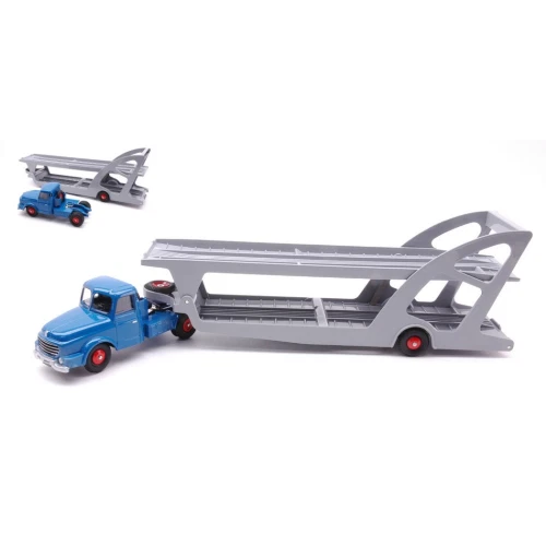 REMORQUE PORTE VOITURE en métal, échelle 1:18 longueur 34cm,neuve EUR 22,90 - FR