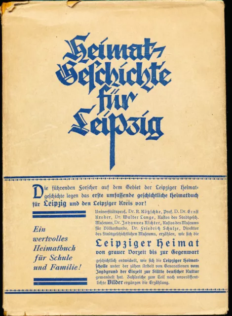 Heimatgeschichte für Leipzig und den Leipziger Kreis - von 1927