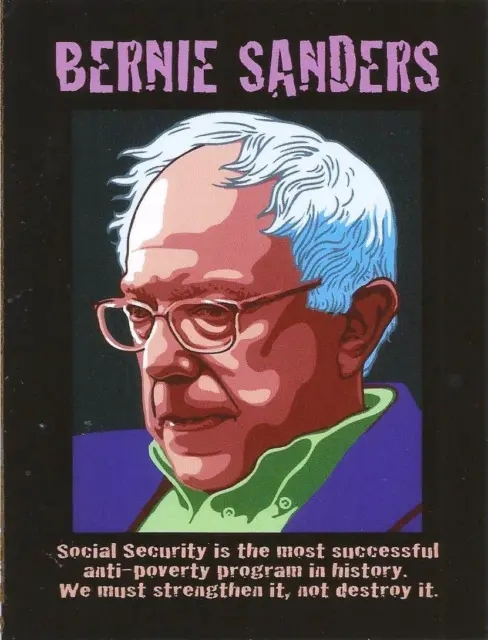 POSTCARD Bernie Sanders Portrait Photo