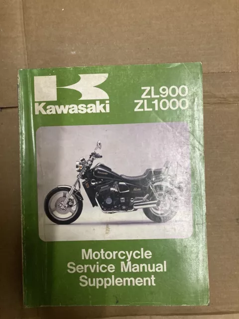 Kawasaki Genuine Motorcycle ZL900 ZL1000 (model) Workshop Manual Used