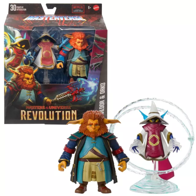 Masters of the Universe Masterverse Wave 11: Revolution Figuren: Gwildor & Orko