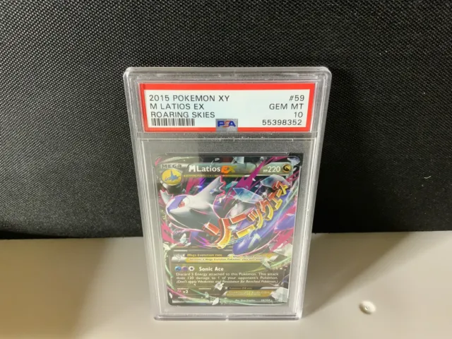 PSA 10 - 2015 Pokemon XY Mega M Latios EX Holo Roaring Skies #59