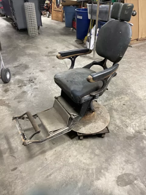 Antique Vintage Dental Chair Headrest SS White Dental Mfg Co (STH)