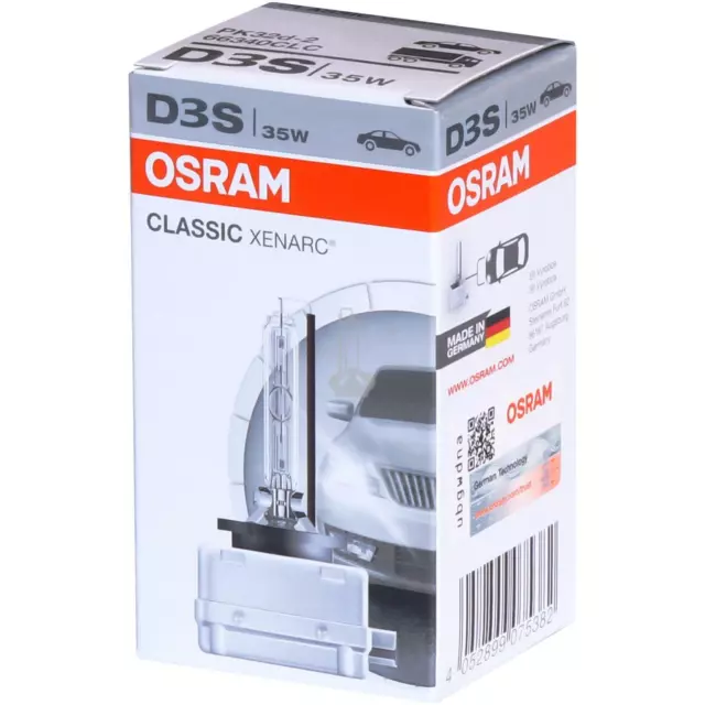 Osram D3S Originale XENARC HID Xenon Upgrade Bulbo di gas 66340CLC singolo