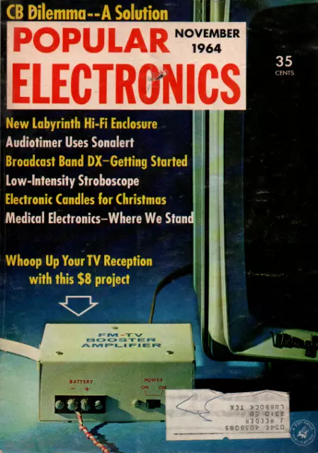 Popular Electronics Magazine, November 1964