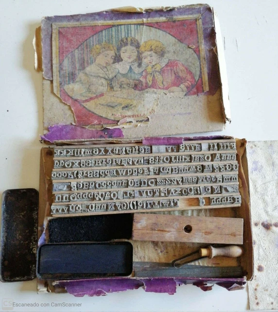Antiguo Juego, Vintage, Principios Sxx Prensa
