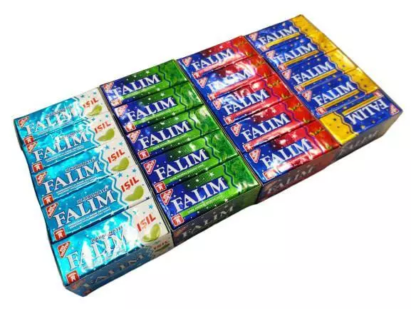 Falim Sugar Free Turkish Chewing Gum Mastic Mint Flavoured (3X 15