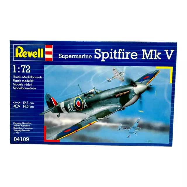 REVELL SUPERMARINE SPITFIRE Mk V #04109 Model Kit Scale 1:72 - New & Sealed