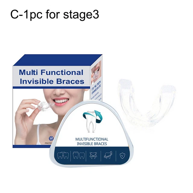 1 par/3 pares de protector bucal antiarañazos diente transparente oral no deformado