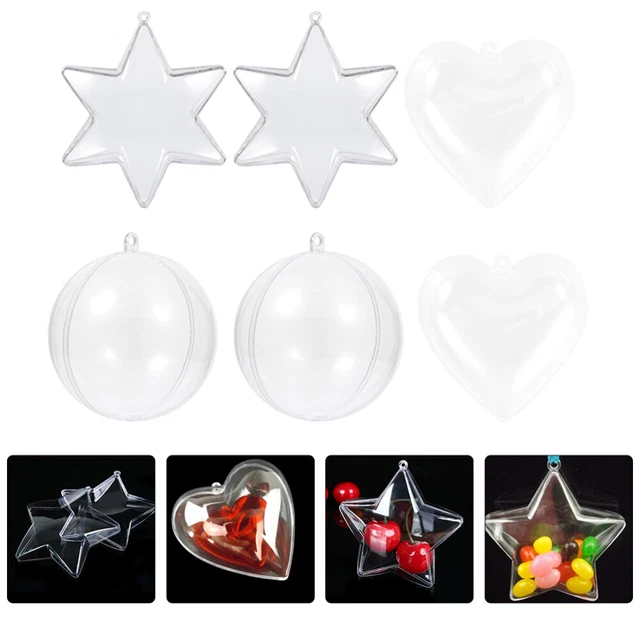 Badebombenform Weihnachtsdekoration Weihnachtsfeier Gefallen White Kunststoff Ps