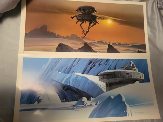 Star Wars The Empire Strikes Back Portfolio By Ralph McQuarrie 24 Paintings