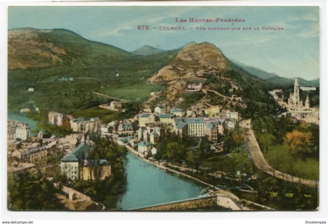 CPA -Carte postale- France - Lourdes - Vue Panoramique sur le Calvaire (CP1863)