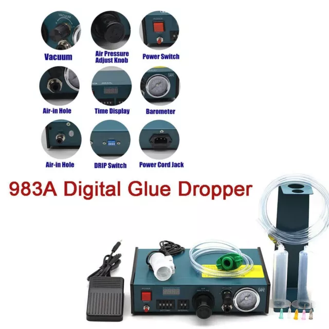 983A Auto Glue Dispenser Solder Fluid Paste Liquid Adhesive Controller Dropper