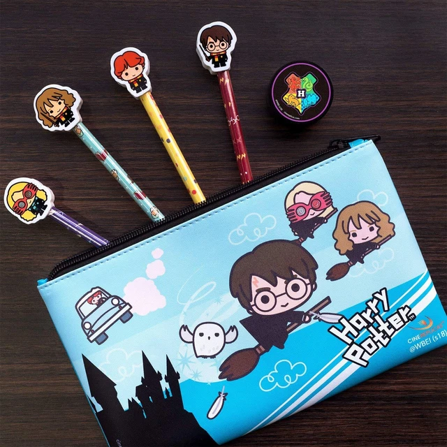 Cinereplicas - Harry Potter - Stationery Set - Officially Licensed - Kawaii Char