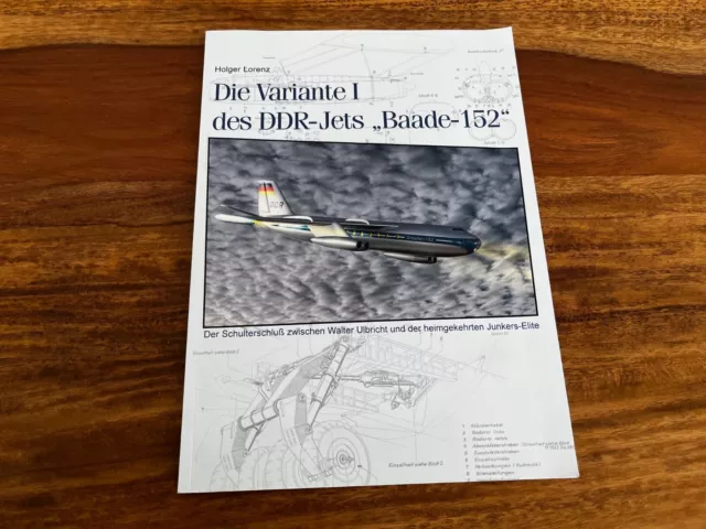 Die Variante I des DDR Jets Baade 152 Flugzeug Interflug NVA Junkers Prospekt